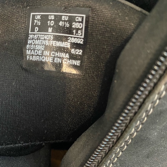 Clarks Black Ankle Boots Women’s size 10 - Picture 8 of 8